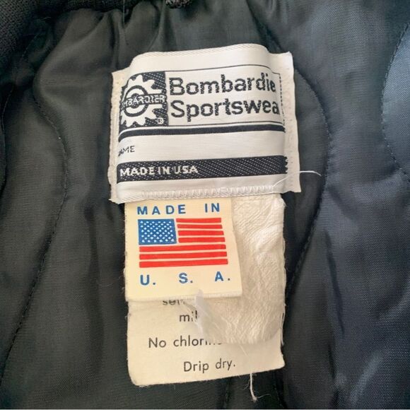 Vintage Bombardier Sportswear Winter Snowmobile Jacket Women’s size Large USA - Picture 12 of 15